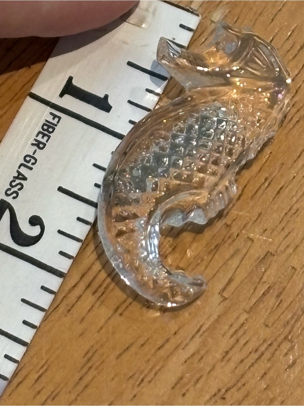 Waterford Crystal vintage seahorse mermaidcore nautical brooch - Picture 3 of 3